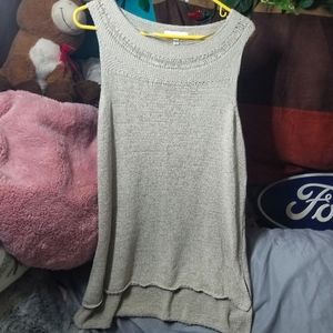 Womens knitted sleeveless top